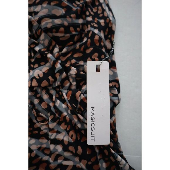 Magicsuit Sz 16 Black/Multi Natural Wonder Bianca 1-Piece Romper Swimsuit - Picture 4 of 11